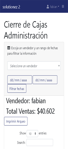 Cierres de caja